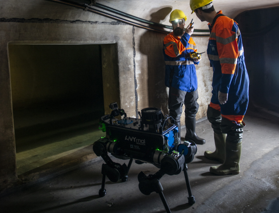 When a Swiss high tech robot goes underground