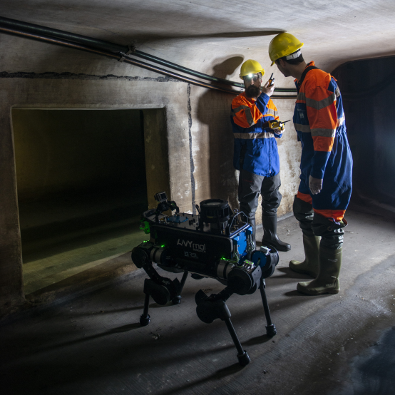 When a Swiss high tech robot goes underground