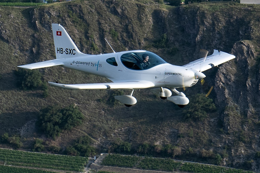 Swiss electric plane as a game changer