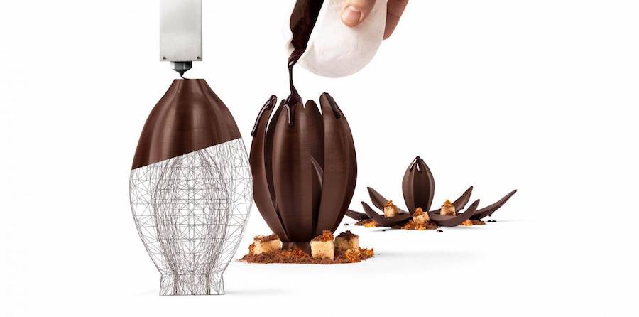 Now, Switzerland’s top maker prints chocolate in 3D