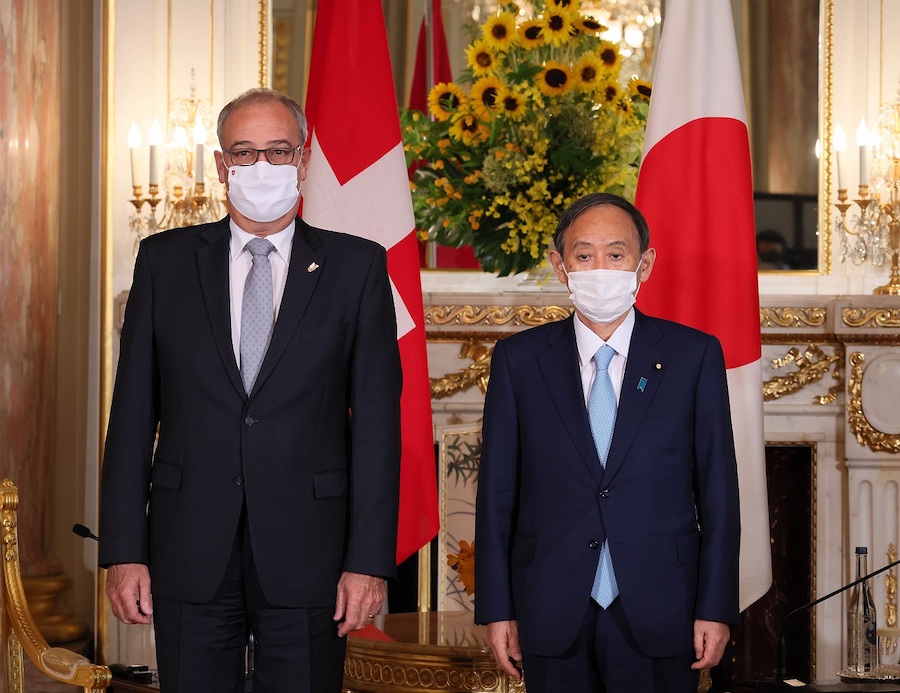 Swiss President Parmelin visits Japan